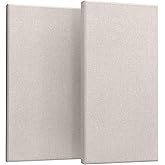 UMIACOUSTICS 2 PCS Acoustic Wall Panel, 47.2" x 23.6" Fiberglass Sound Absorbing Panels, Sound Proof Panels for Studios, Offi