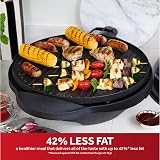 George Foreman Indoor Outdoor BBQ Electric Grill 1500 sq cm Black view 6
