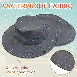 NPQQUAN Sun Hats for Men Women with Neck Flap UPF