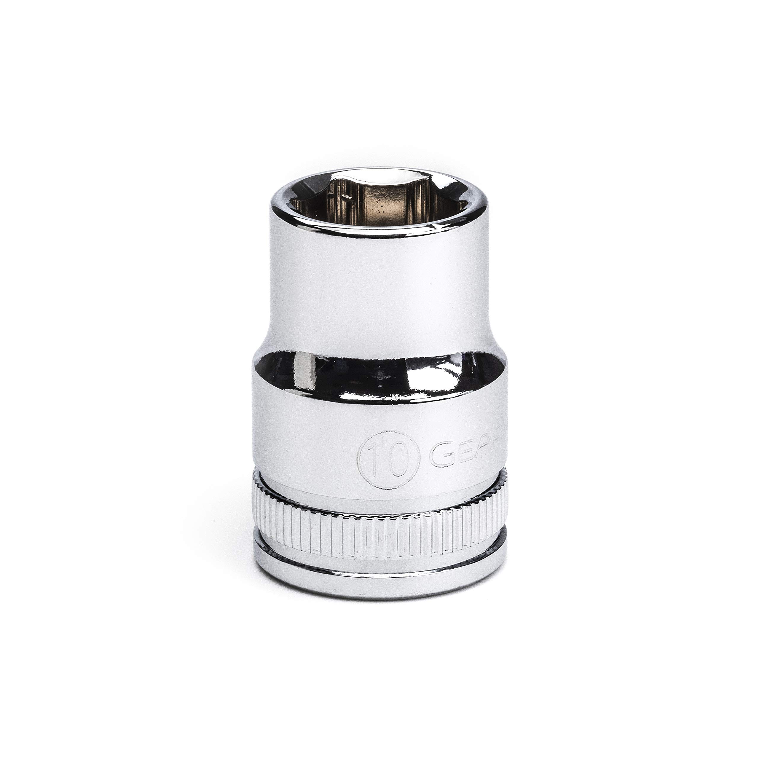 GearWrench 80378 Socket, 6 Point, 3/8" Drive, 10 mm