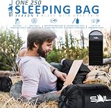 SAIL 3 Season Sleeping Bag Kids Adults Extra Wide 220x75cm 1.3kg view 2