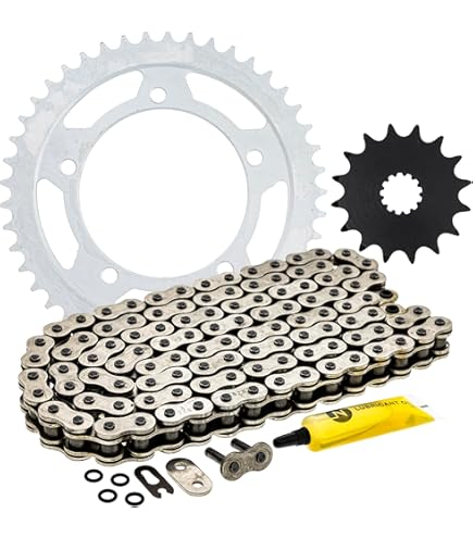 Amazon.com: Caltric Blue O-Ring Drive Chain & Sprockets Kit