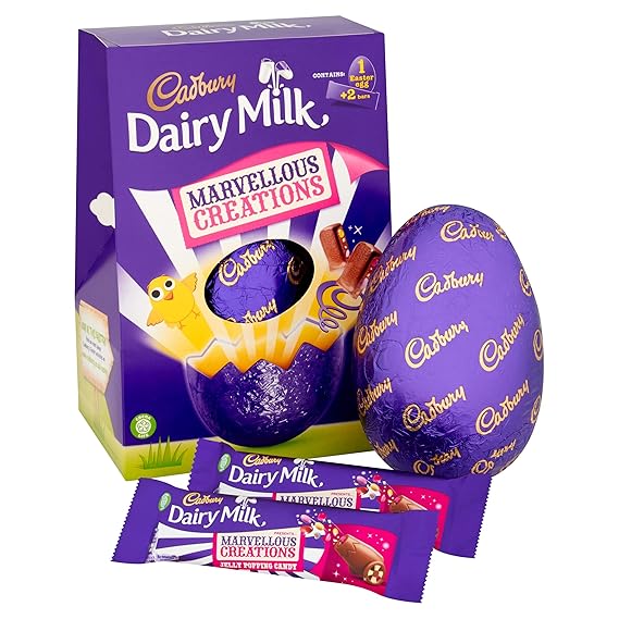 Cadbury Marvellous Creations Large Chocolate Easter Egg, 271 g, Pack of