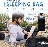 SAIL 3 Season Sleeping Bag Big & Tall Extra Wide 230x100 cm 1.6-2.7 kg view 2