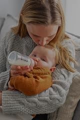 BIBS Baby Glass Bottle Anti Colic 225 ml with Round Natural Rubber Teat view 5