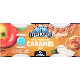 Litehouse Old-Fashioned Caramel Dip - Caramel Dipping Cups, Caramel Snack Dip, Caramel Apple Dip, Gluten-Free, Vegetarian, Made with Real Butter &amp; Coconut Oil - 6 Pack of 2 Oz Single Cups