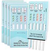 Easy@Home 5 Panel Urine Drug Test Kit, Multi Drug Screening Test, 5 Pack | THC/Marijuana, Cocaine, OPI, AMP, BZO All Drugs Testing in One - Home Use Drug Tests with Results in 5 Mins #EDOAP-754