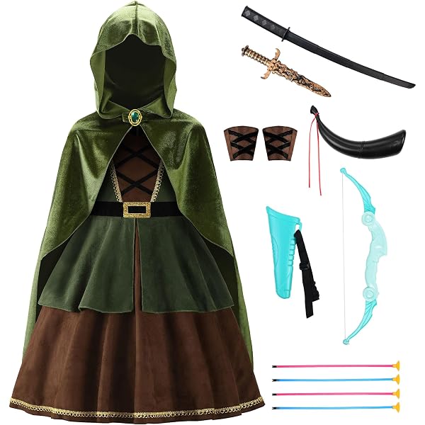 Amazon.com: California Costumes Girl's Miss Robin Hood Costume X-Large  (12-14) : Clothing, Shoes & Jewelry