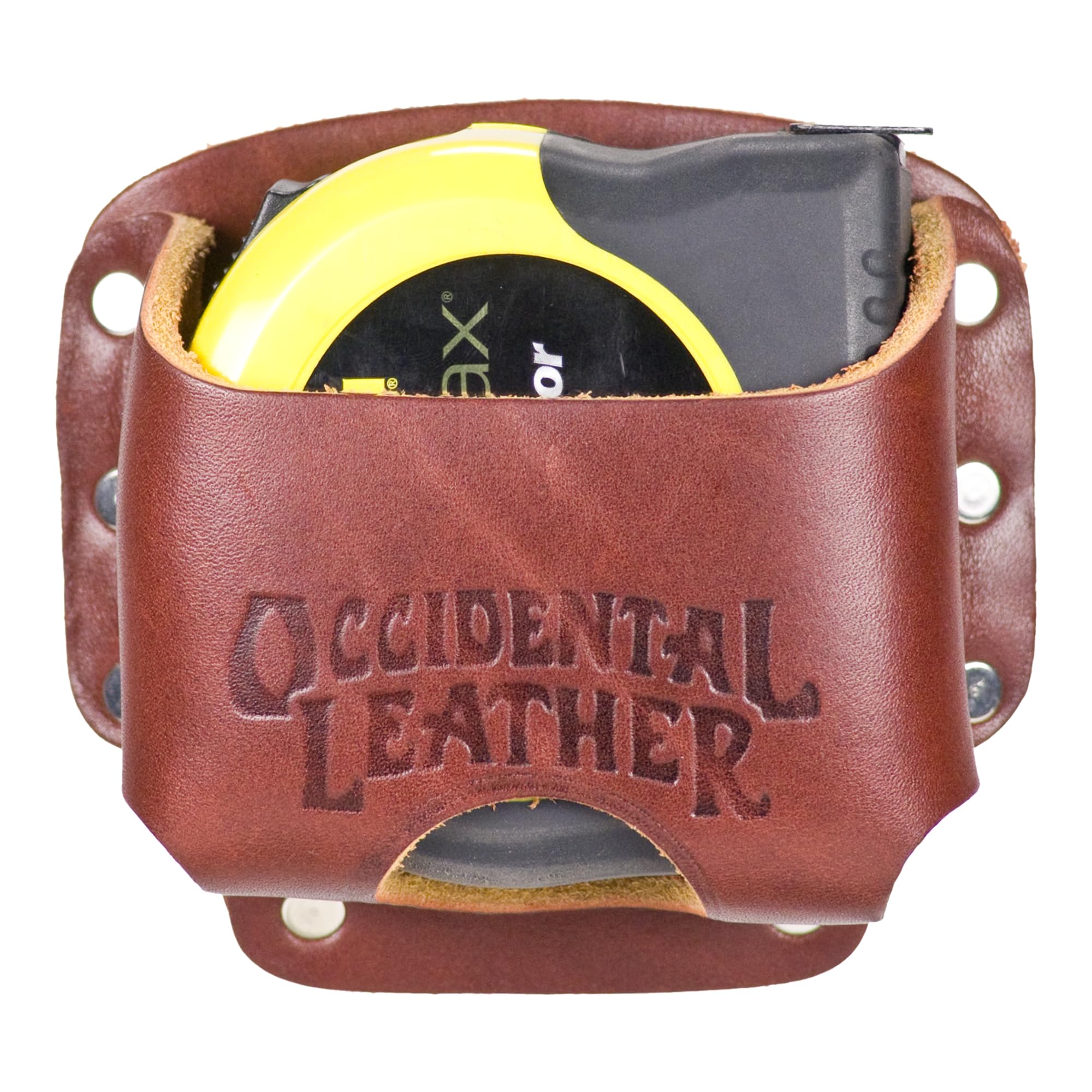 Occidental Leather Clip-On Tape Holster | Holds 30' Tape or 25' FatMax | Heirloom Quality, Made in USA