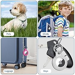 Waterproof Airtag Holder,4 Pack Airtag Case with