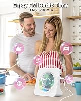 GREADIO Portable CD Player Bluetooth 5.0 Desktop w/ Speakers Remote FM USB view 5