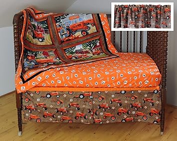 tractor crib bedding