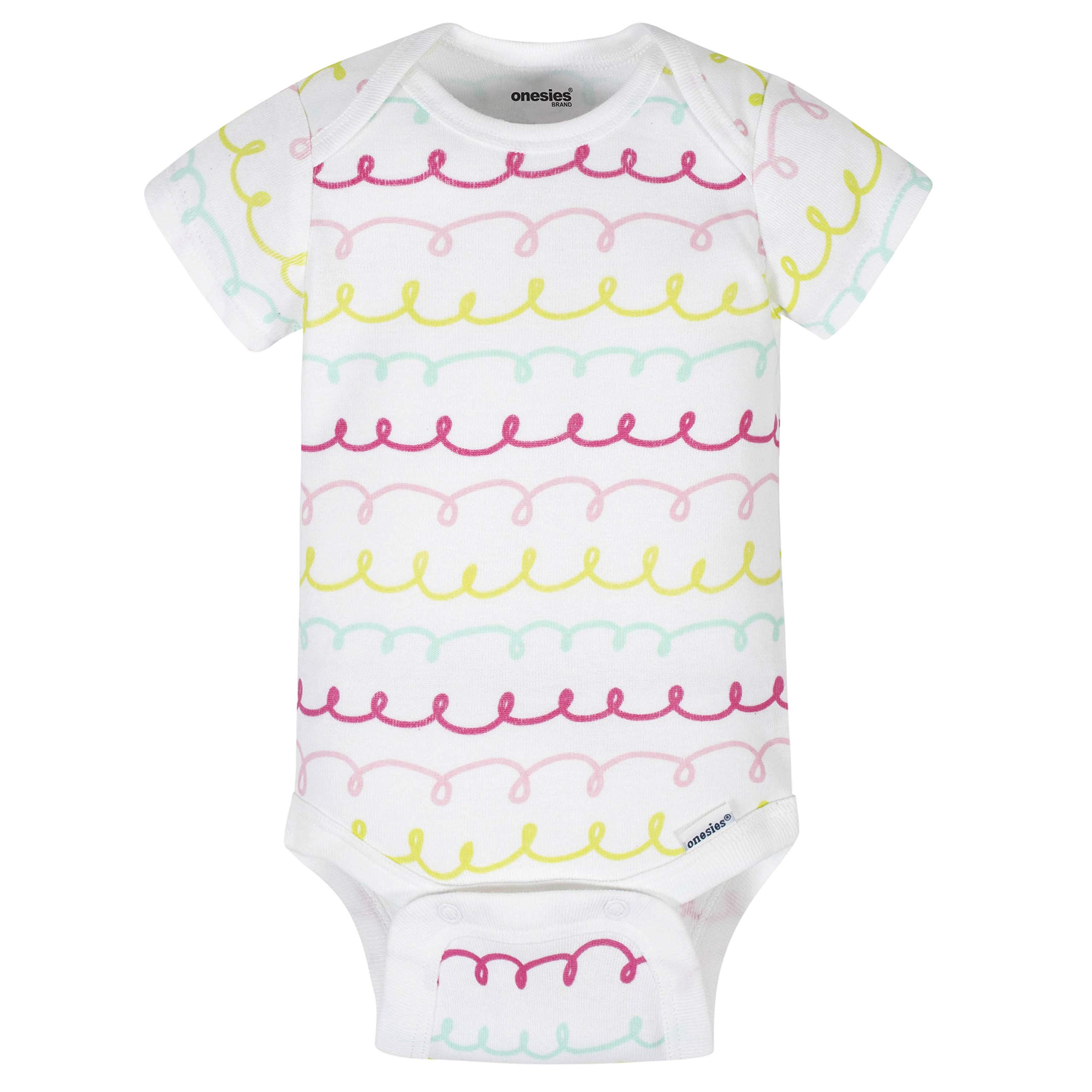 Onesies Brand baby-girls 8-pack Short Sleeve Mix & Match Bodysuits