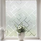 Coavas Window Privacy Film Frosted Pattern 60x200cm Self Adhesive