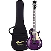GROTE Guitar Solid Body Electric Guitar with Gigbag LPYS-006 (Purple)