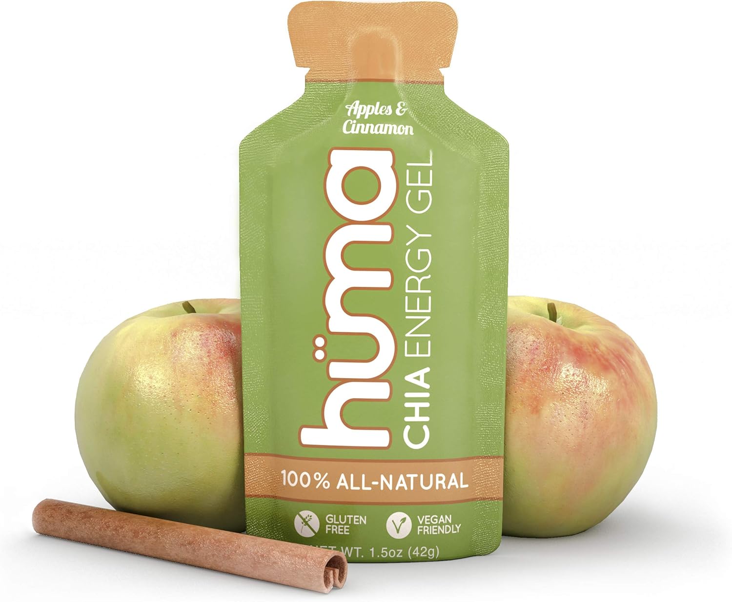 Huma Chia Energy Gels Apples & Cinnamon Box of 24 x 45g Amazon.co