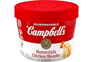 Campbell's Homestyle Chicken Noodle Soup, 15.4 Oz Microwavable Bowl