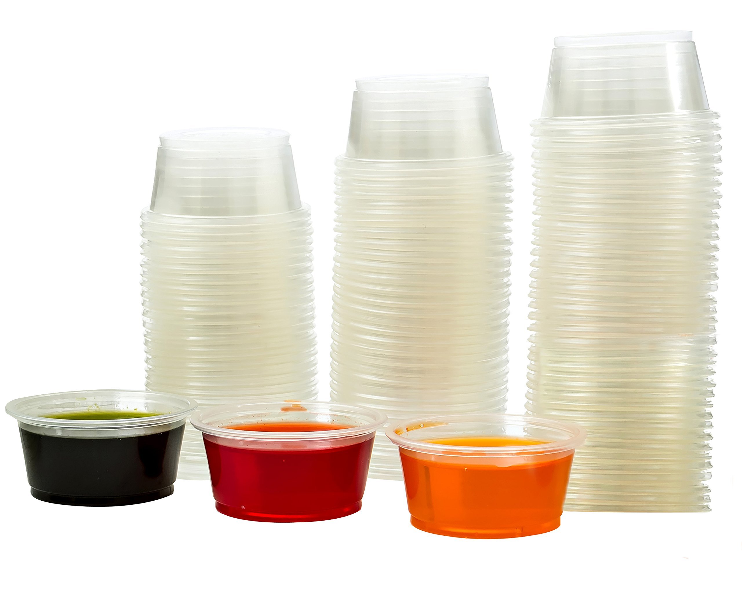 Plastic Jello Shot Cups By Green Direct Disposable 2 oz Clear Cups