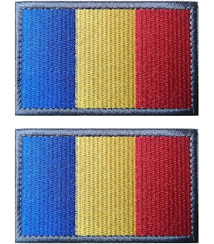Comprar Patch Bordado Bandeira Romênia 5x7 cm Cód.BDP137 - a partir de R $12,42