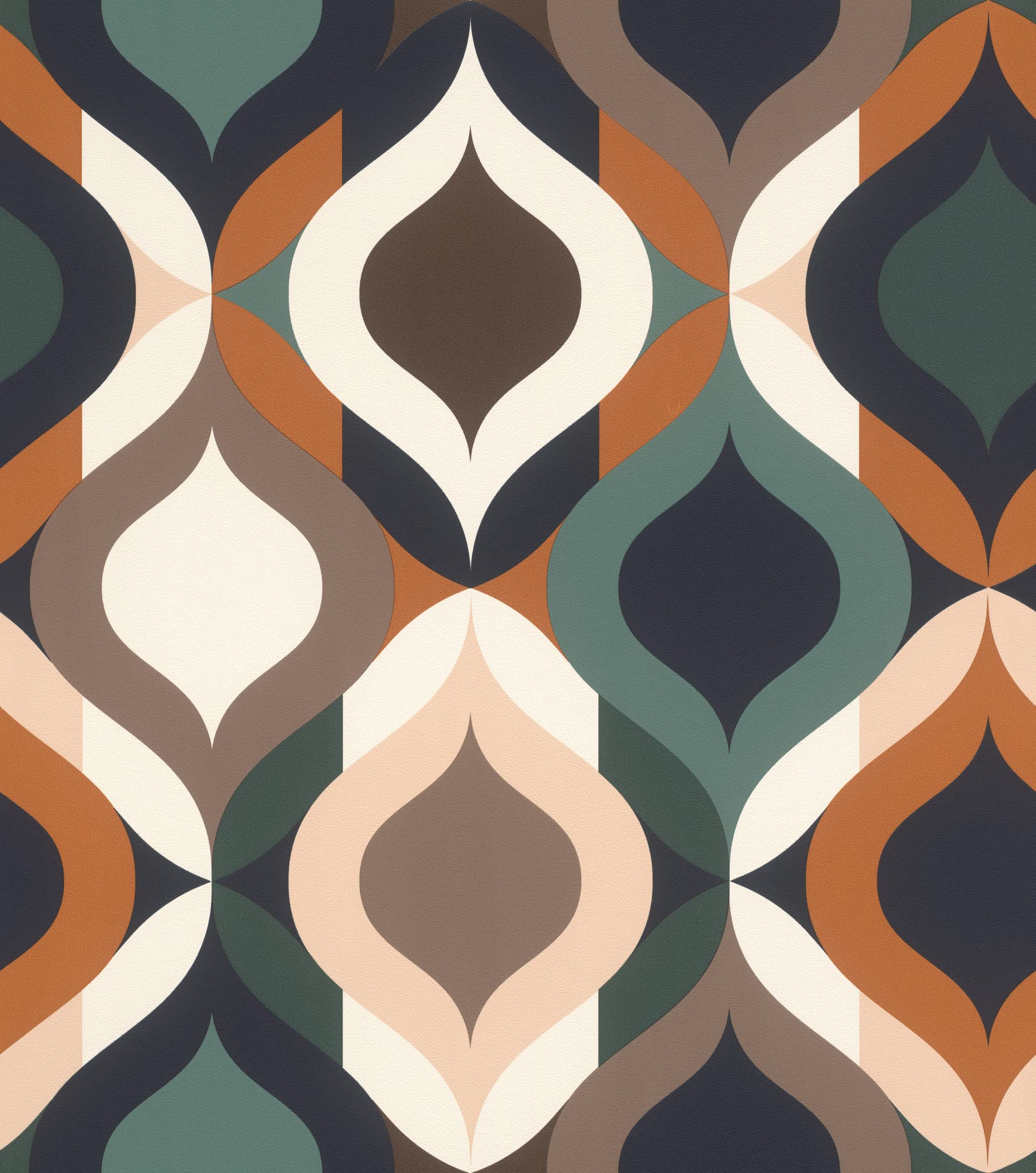 Rasch paperhangings Non Woven Wallpaper (Botanical) Green 10,05 m x 0,53 m Selection Vinyl/Vlies 463729
