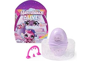 Hatchimals Alive, Rainbow Splash Fizzy Color Surprise Toy, Hatch Twins or Triplets from Color Reveal Egg (Style May Vary), Gifts & Stocking Stuffers for Girls & Boys