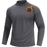TACVASEN Mens Thermal Fleece Shirt Mock Turtle Neck Base Layer Long Sleeve Athletic Warm Undershirt Winter Running Tops