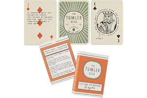 GENERIC Conversation & Playing Cards – Multi-Purpose Deck with Vintage Design, Thought-Provoking Questions & Conversation Starters for Date Nights, Family Time, Travel, and Game Nights – The Tumler Deck