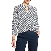 NIC+ZOE Women's Basketweave Ecovero Shirt