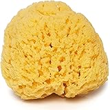 Sea Sponge for Bathing 5 inch-Softly Rough but Not Skin Irritating – Yellow, Natural Bath Sponge-Renewable Resource – Natural