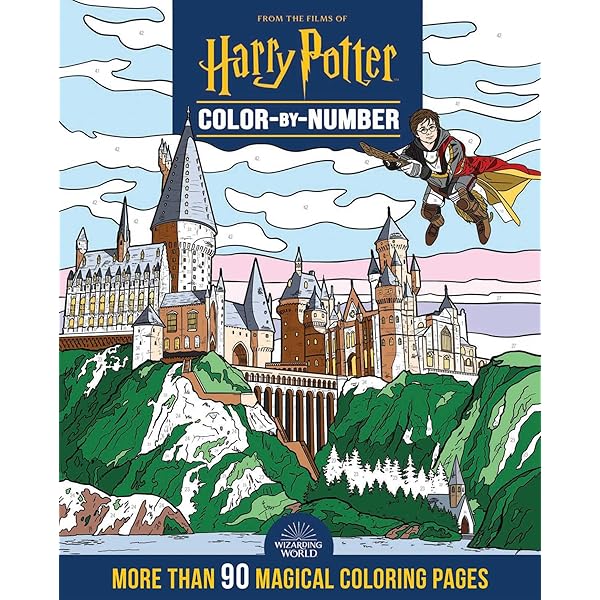 Harry Potter Magical Places & Characters Postcard Coloring Book (3