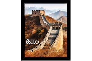 Picrit 8x10 Picture Frame, Photo Frame for Wall Mounting Diaplay, Black