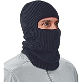 Ergodyne Unisex-Adult N-ferno 6829 Freezer Balaclava Face Mask - 2-Layer, Acrylic Rib Knit