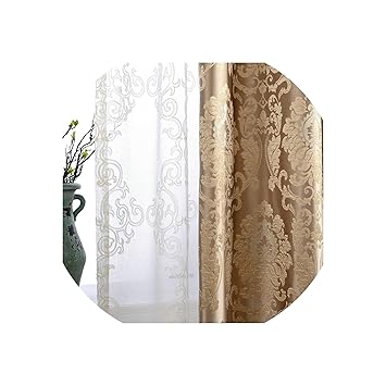 Amazon Com Bedroom Curtain European Damask Curtains For