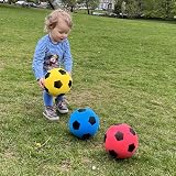 HTI Fun Sport Foam Footballs 3 Pack - Size 5 Soft Sponge Balls Kids Adults view 6