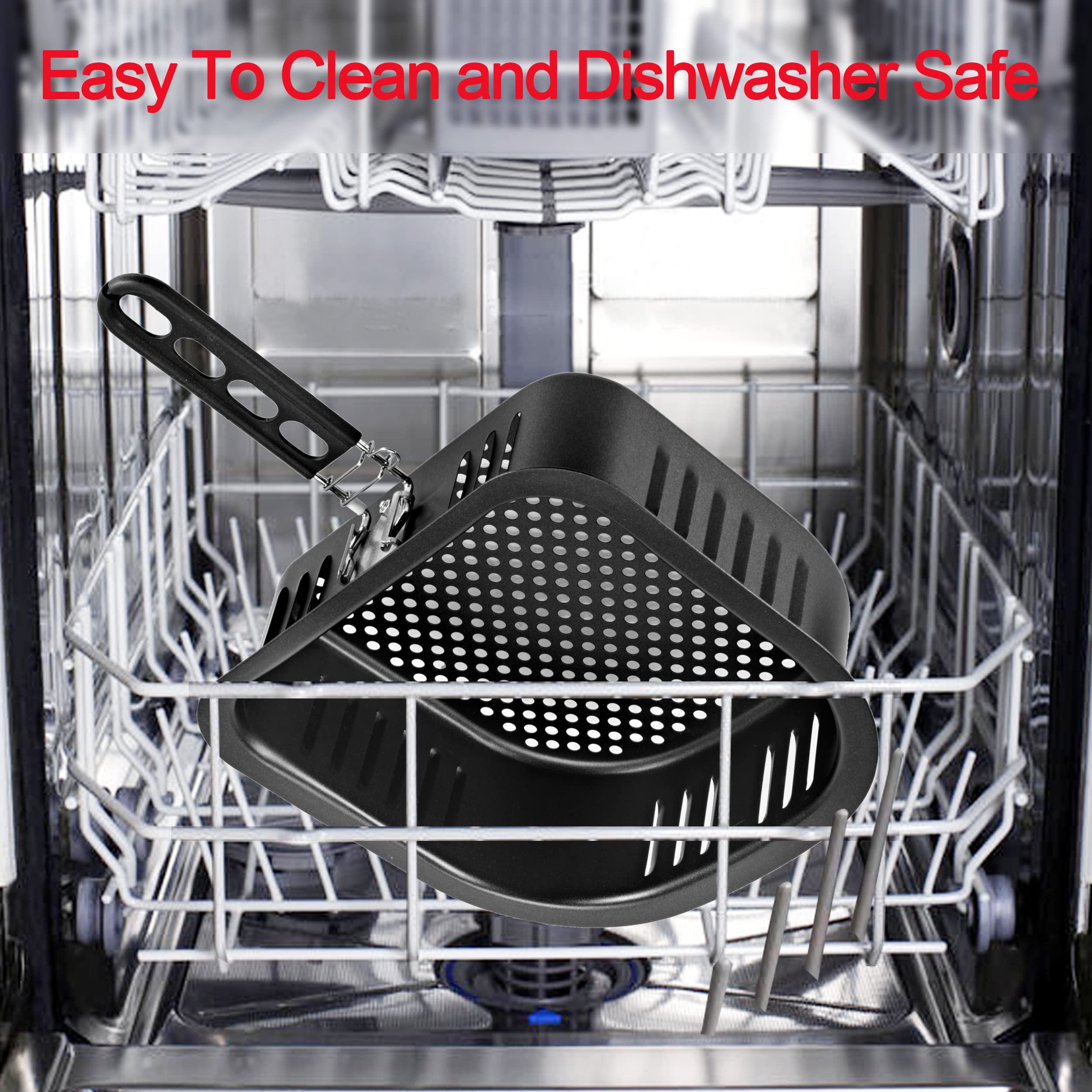Air Fryer Basket for PowerXL Vortex Air Fryer Pro 10qt,Accessories for PowerXL Oven 6qt Replacement Parts