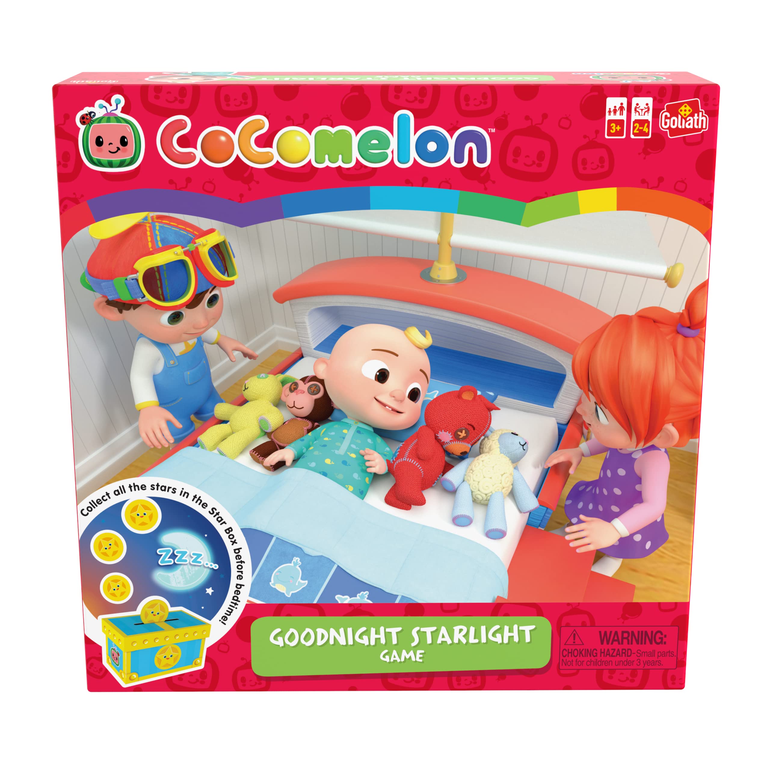 Goliath Games Cocomelon - Goodnight Starlight | Cooperative Board Game for Kids | For 2-4 Players | Ages 3+