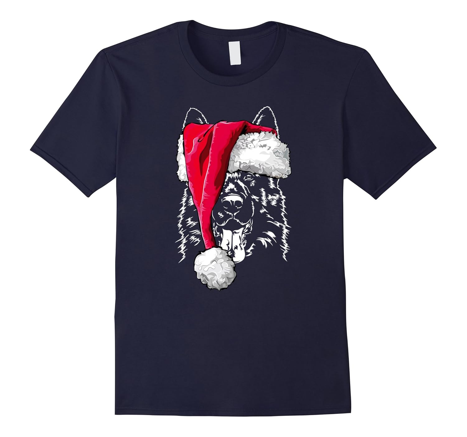 Funny German Shepherd Christmas T Shirt dog shirt tee gift-ANZ