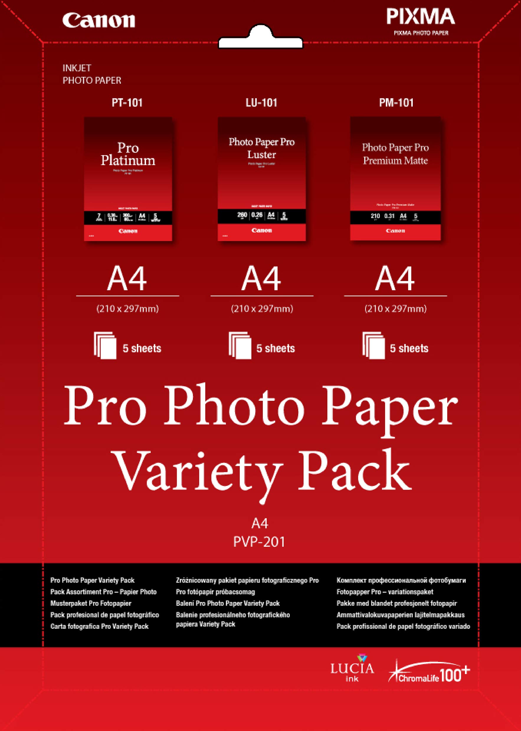 Canon A4 Pro Photo Paper (Pack of 15)
