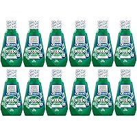 Crest Scope Mouthwash, Classic Mouth Rinse, Travel Size 1.2 Ounces (36ml) - Pack of 12