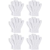 6 Pairs Kids Gloves Full Finger Knitted Thermal Gloves Winter Warm Mitten Boys Girls