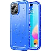 SPORTLINK Design for iPhone 14 Waterproof Case - Shockproof Dustproof Phone Case with Screen Protector for iPhone 14, Full Body Protective Case for iPhone 14 Cover 6.1'' Blue