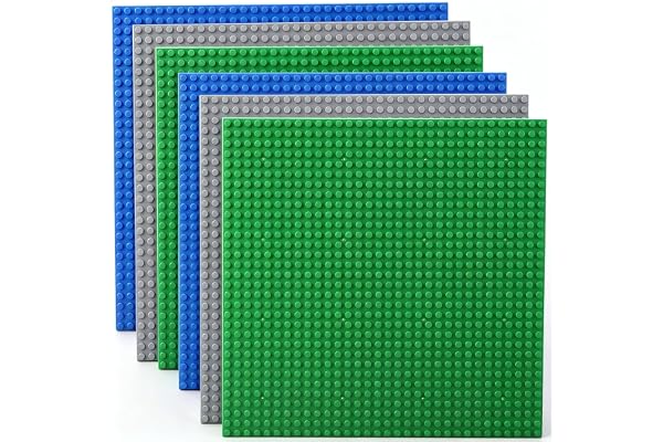 Classic Baseplates for Lego, 10" x 10" Building Brick Table Base Plates 32x32 Stud Square Mat, 100% Compatible with All Major