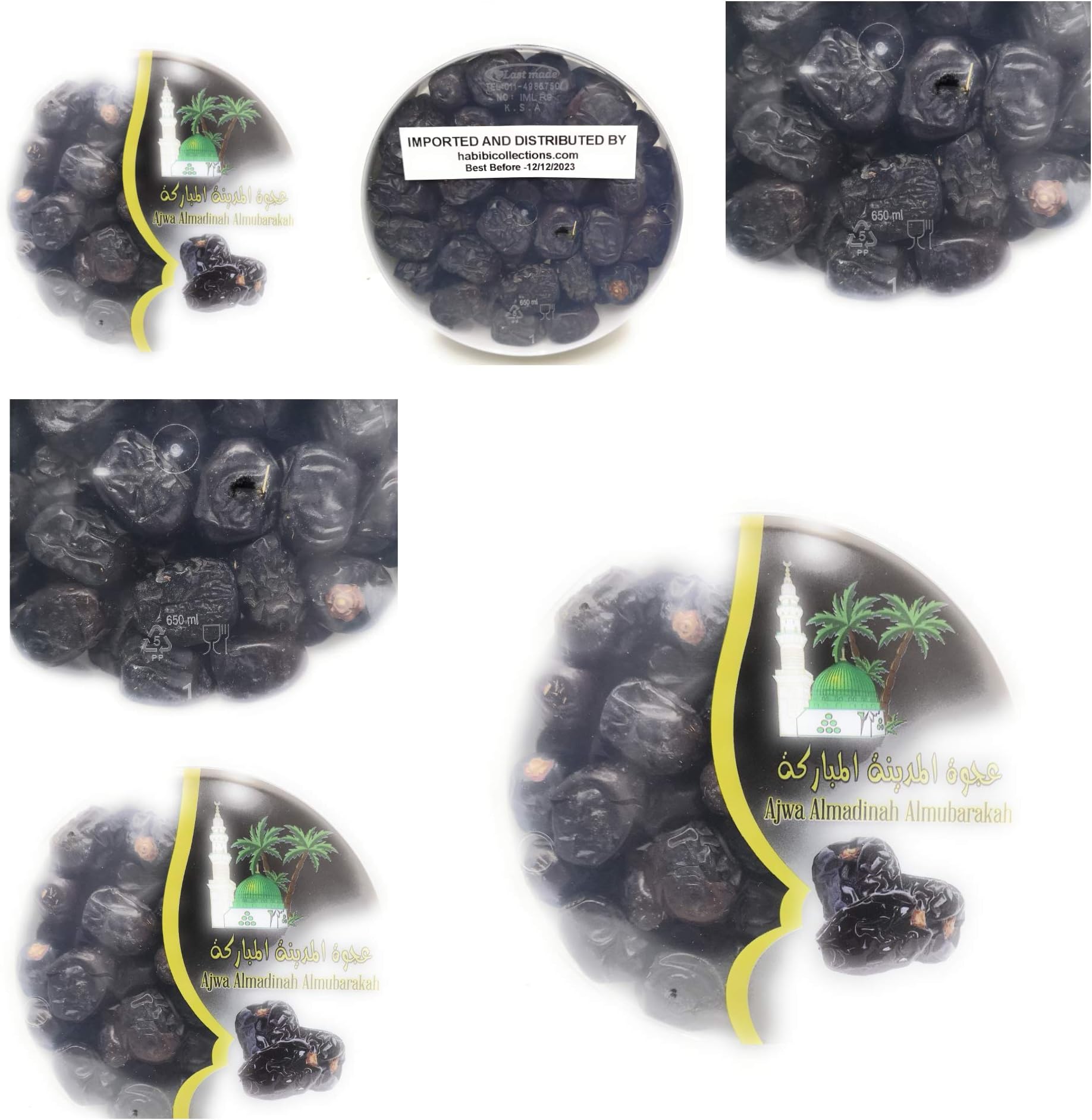 2x500g Chemical Free 100% Original AJWA Dates/KAJOOR.Fleshy,Chewy,Soft.from AL Madinah AL MUNAWWARAH.HIGH Quality.Money Back Guarantee