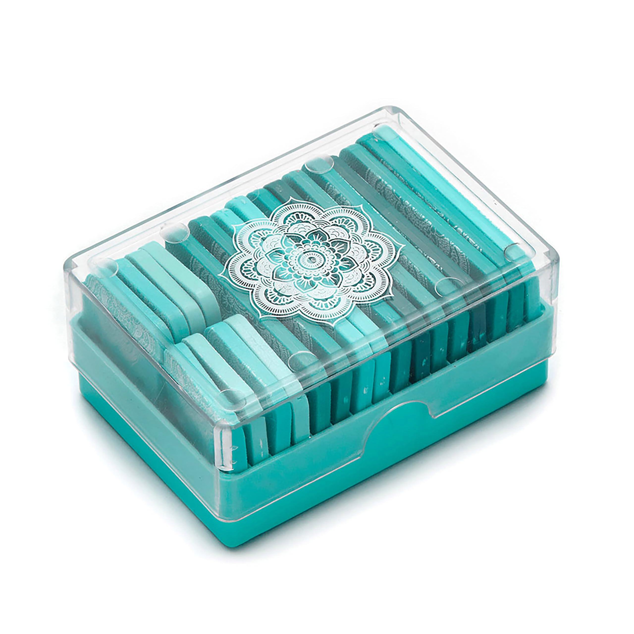 KnitPro - KnitPro Mindful Tricoter Bloqueurs - 20 Morceaux, Blue/Ecru