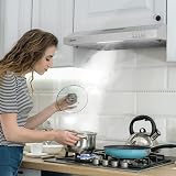 CIARRA CBCS6903 60cm Visor Cooker Hood Stainless Steel Undercabinet view 5