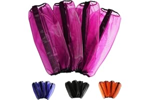 KZWT Horse Leggings Fine Mesh Horse Fly Boots Breathable Horse Boots Leg Wraps (Set of 4) Universal Size Provide Protection for Your Horse Against Horsefly