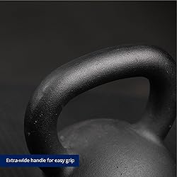 Titan Fitness 32 KG Cast Iron Kettlebell, Single