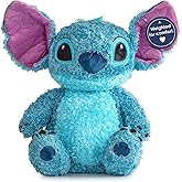 Jay Franco Weighted Disney Plush Pillow Buddy - 2.5 lbs Soft Plushie Stuffed Pillow, 14 Inches, Blue - Stitch