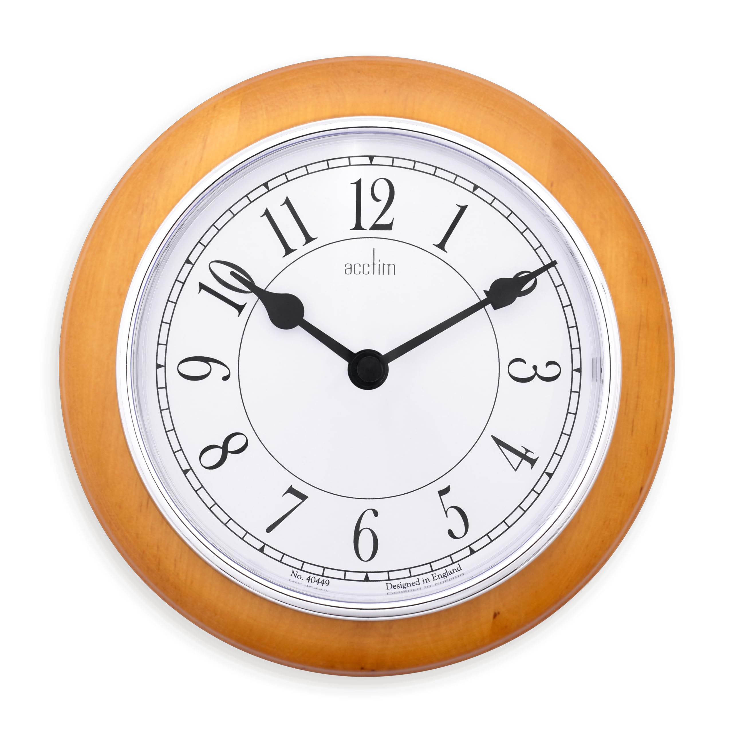 Acctim 24581 Newton Light Wood Wall Clock