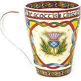 Scottish Thistle Celtic Print Mug